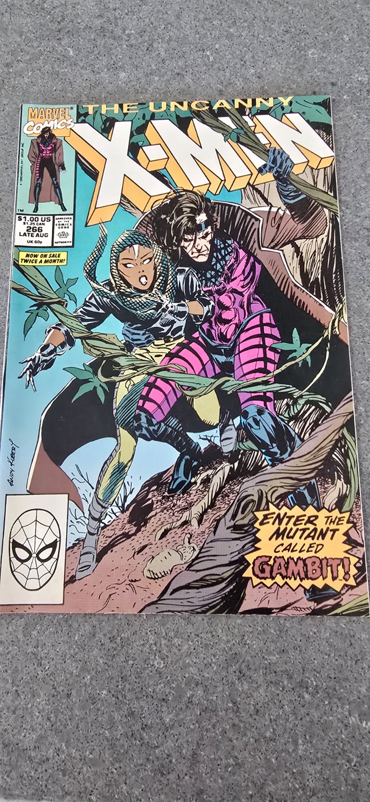 UNCANNY X-MEN #266 1st Appearance of Gambit Marvel 1990!