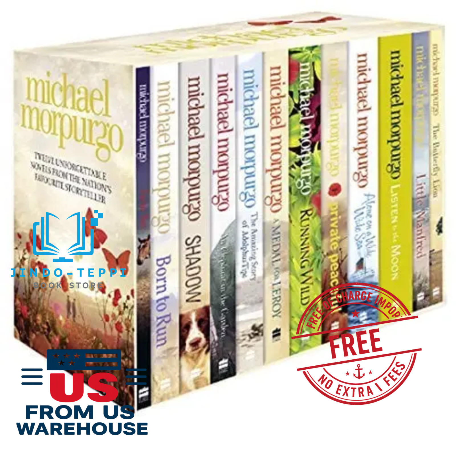 Michael Morpurgo 12 Book Box Set Kids Classics Collection Paperback Gift