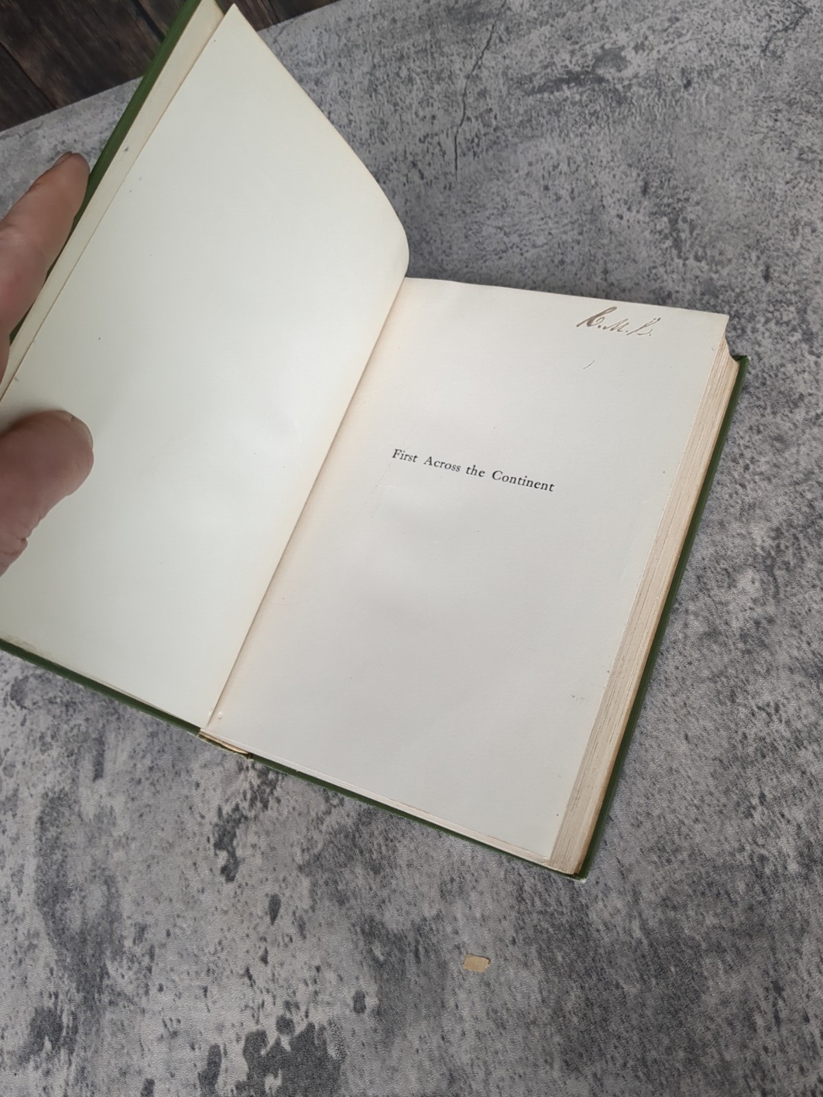 First Across the Continent Noah Brooks 1901 Charles Scribner’s Sons Illustrated