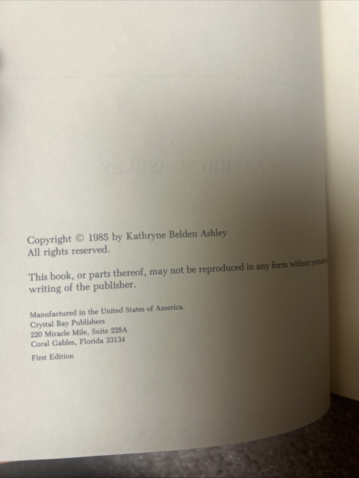 GEORGE E. MERRICK AND CORAL GABLES, FLORIDA by Kathryne Belden Ashley