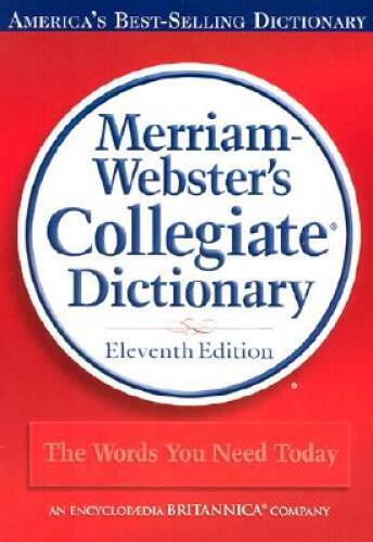 Merriam-Webster’s Collegiate Dictionary, 11th Edition (Red Kivar Binding – GOOD