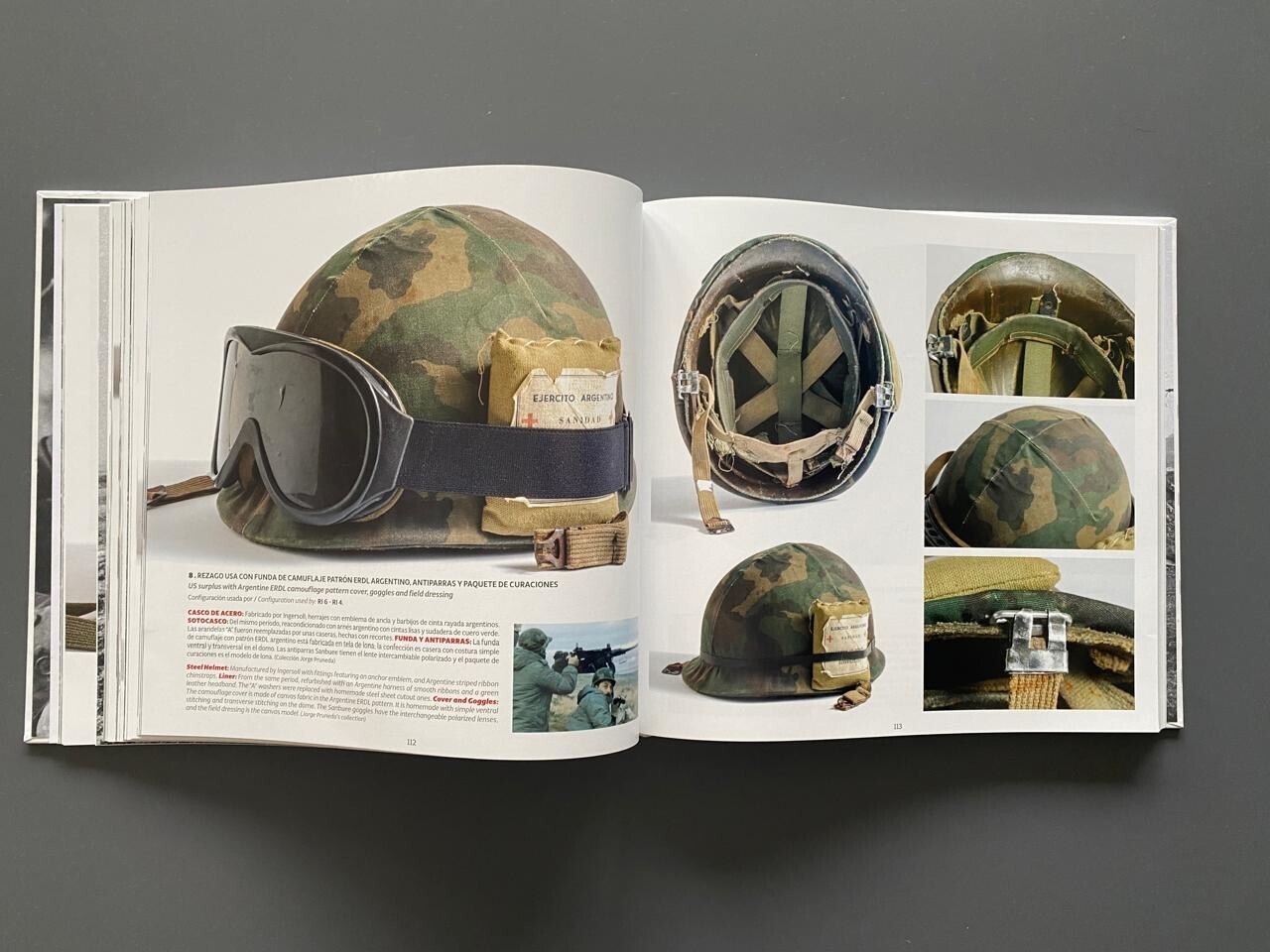 M1 Helmets of the Argentine Army BOOK / 2024 – Hard Cover 268 pages FULL COLOUR