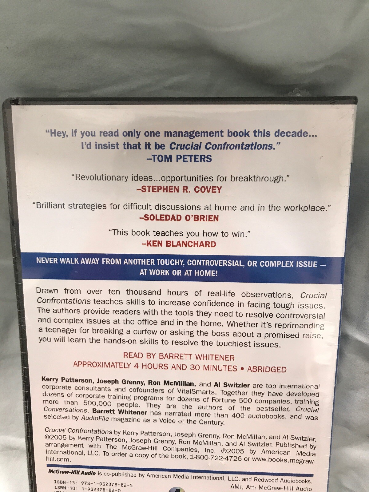 Crucial Confrontations Audio CDs by Joseph Grenny, Kerry Patterson, Al Switzler