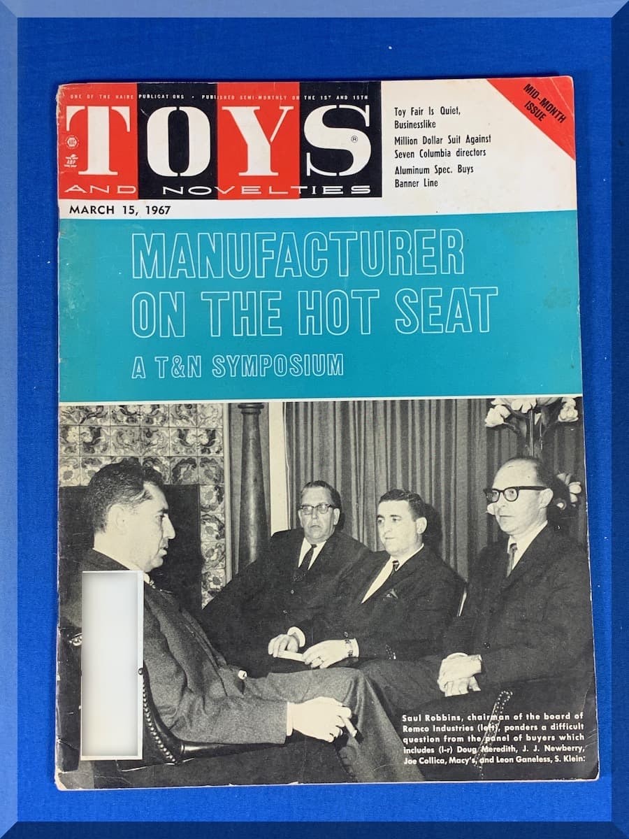 HTF VINTAGE TOYS AND NOVELTIES RETAIL TRADE MAGAZINE MARCH 1967 – 40 PAGES