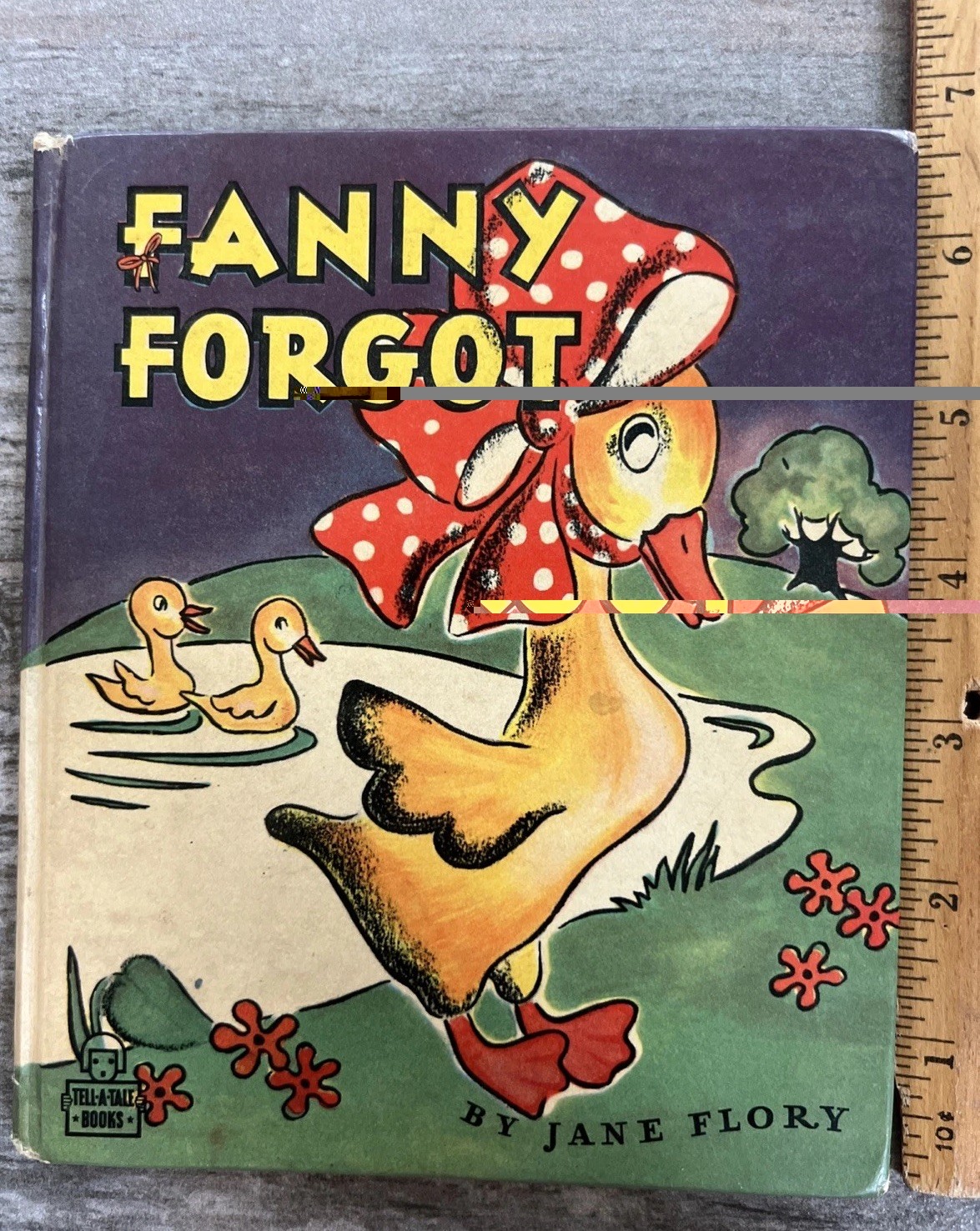 FANNY FORGOT. 1946 Whitman Tell A Tale Book #869
