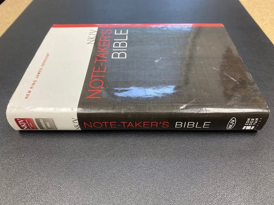 NKJV Note-Taker’s Bible by Zondervan Staff (2014, Hardcover w/DJ)