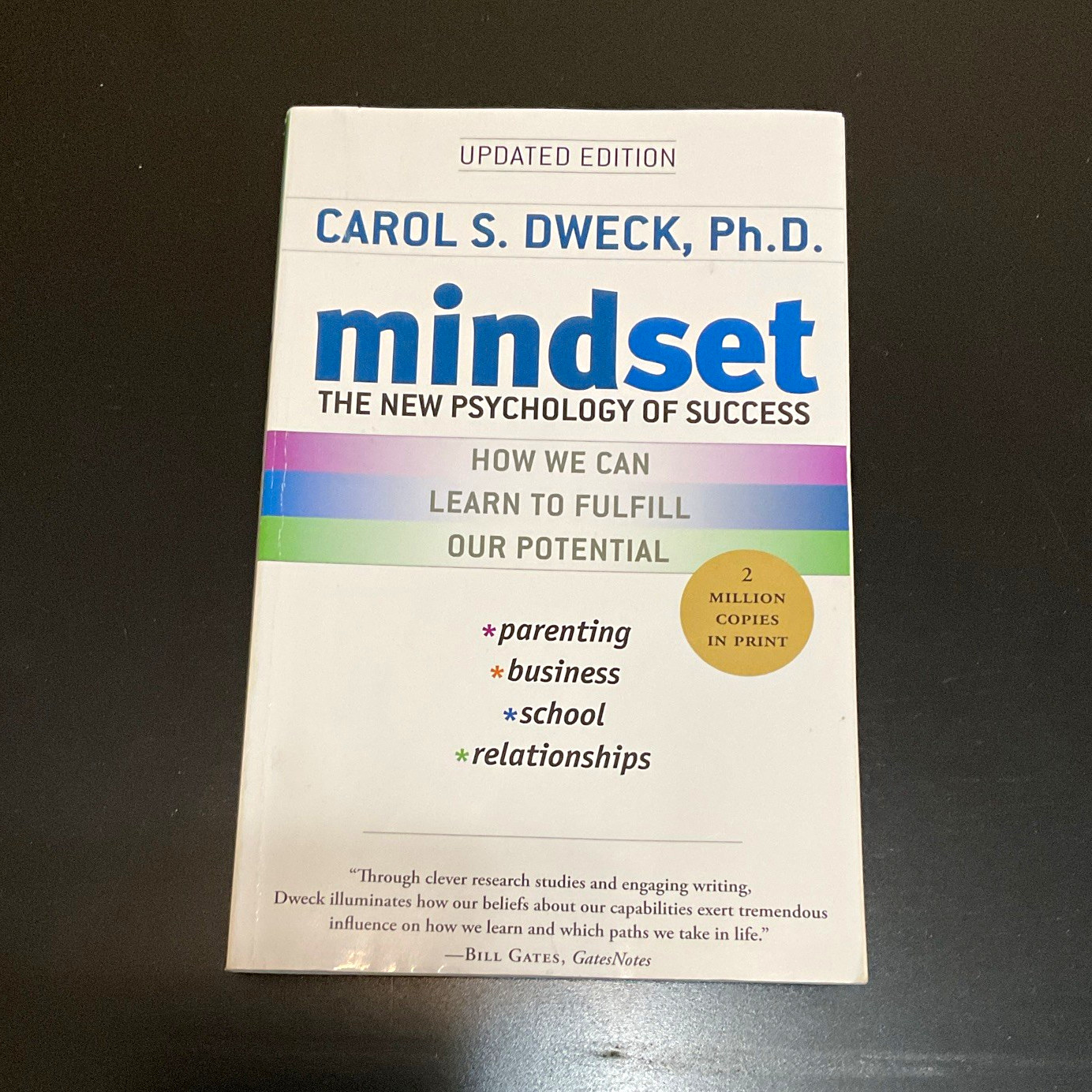 Carol S. Dweck Mindset: The New Psychology of Success Updated Ed PB English