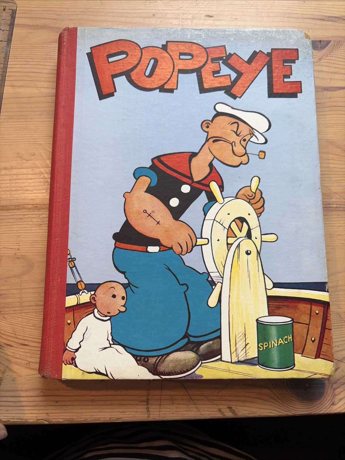 Vintage Popeye The Sailor Hardback Book by Born Brothers