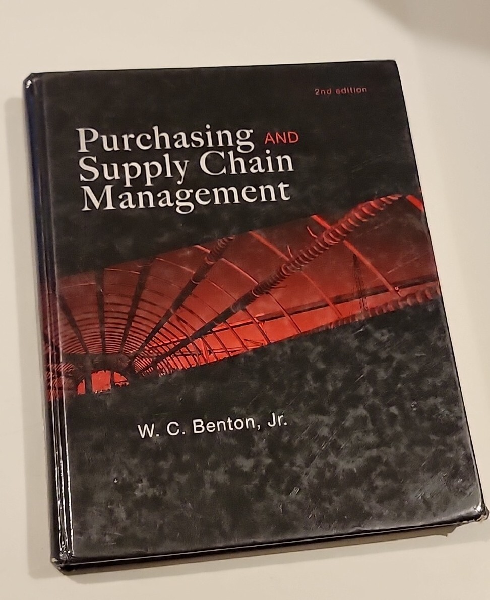 Purchasing & Supply Chain Management Hardcover Textbook Very Good