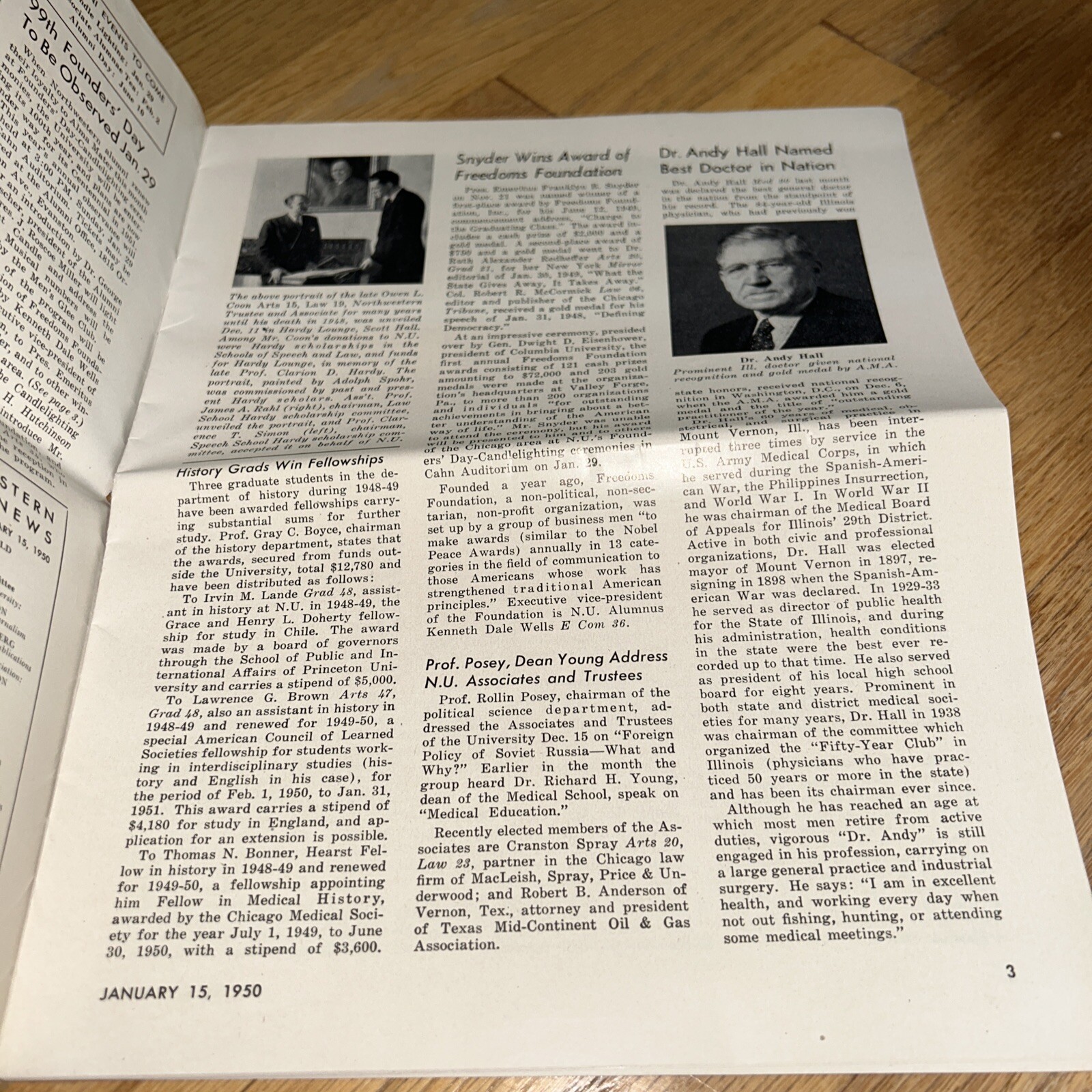 1950 NORTHWESTERN UNIVERSITY ALUMNI NEWS 32 pages