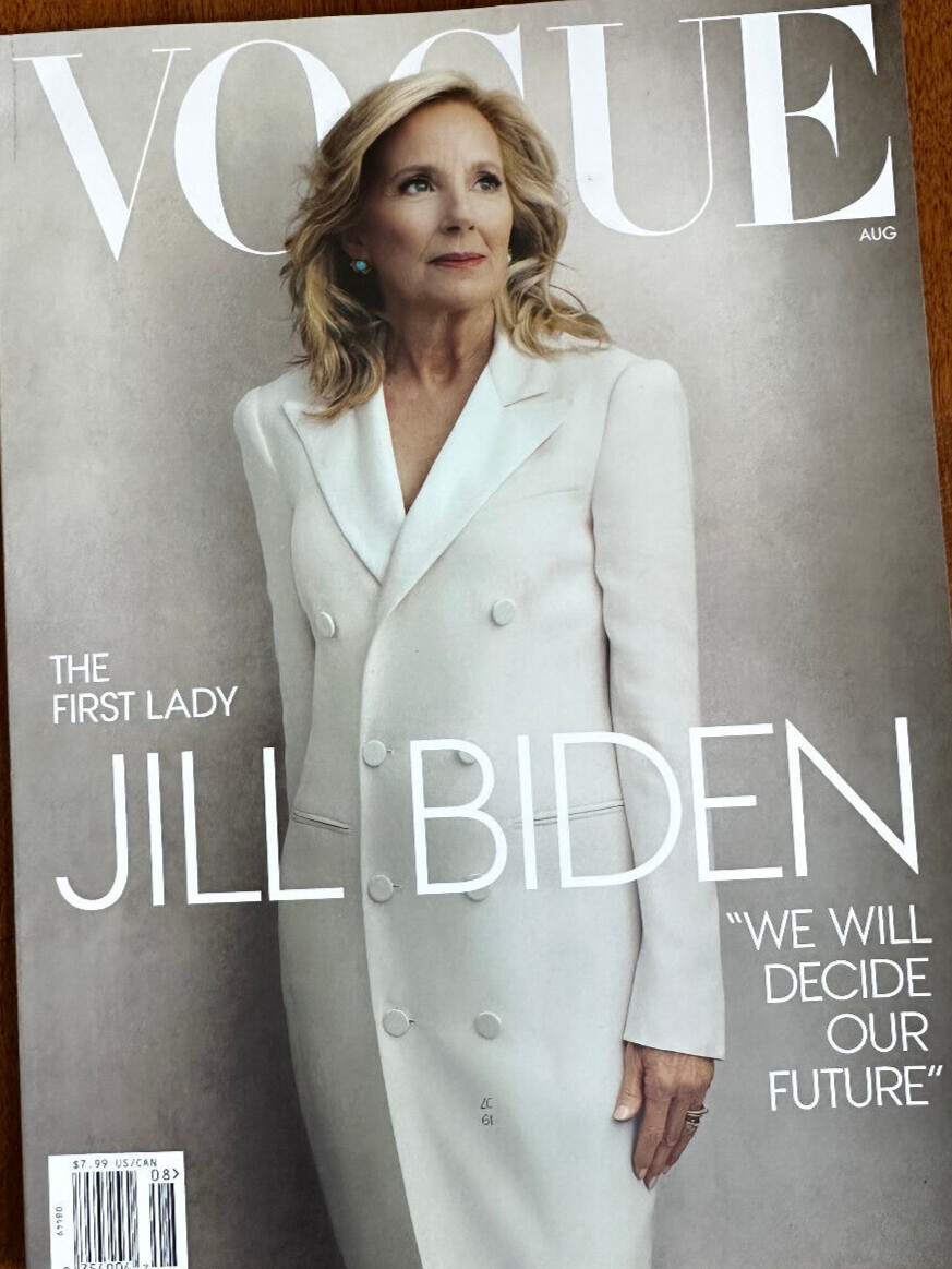 VOGUE August 2024 Jill Biden Elsa Peretti Louise Trotter Deauville 116 pages