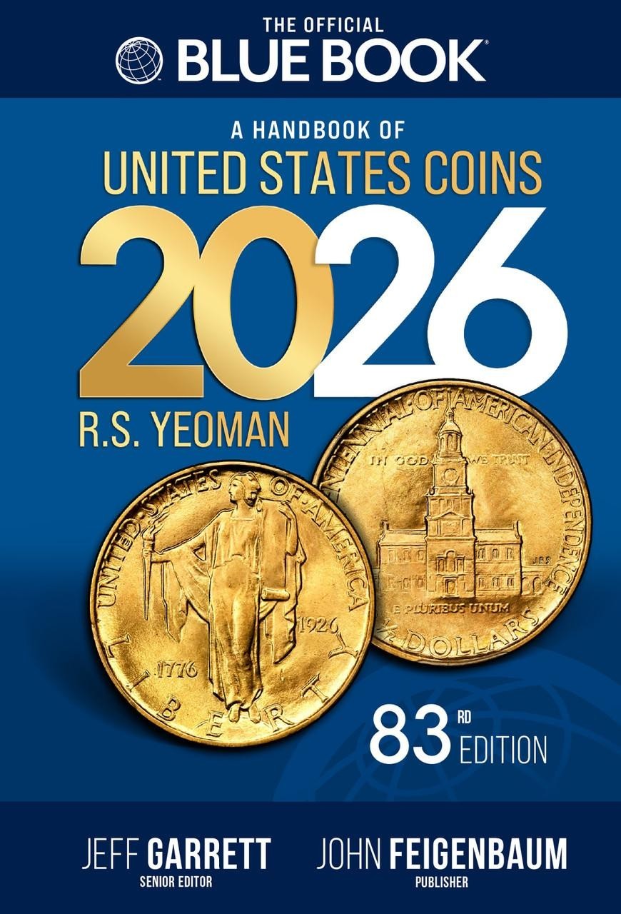 2026 Official Red Book Price Guide For US Coins in Spiral+ Blue Book Bundle NEW
