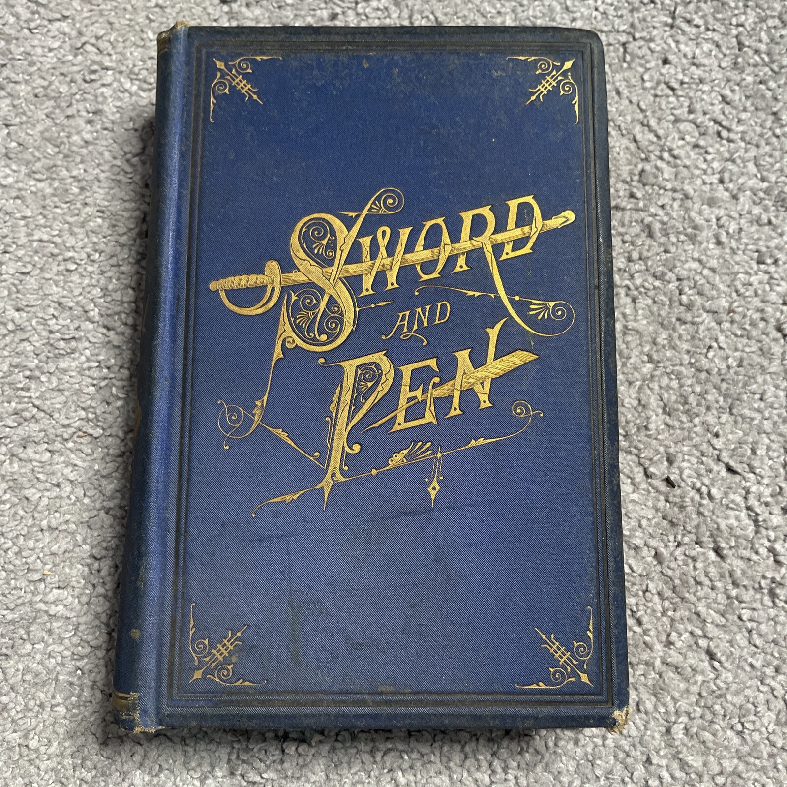 1882 SWORD AND PEN Ventures & Adventures of WILLARD GLAZIER in War & Literature