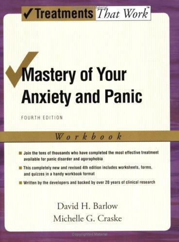 Mastery of Your Anxiety and Panic: Fourth E… 8601400046043 by Barlow, David H.