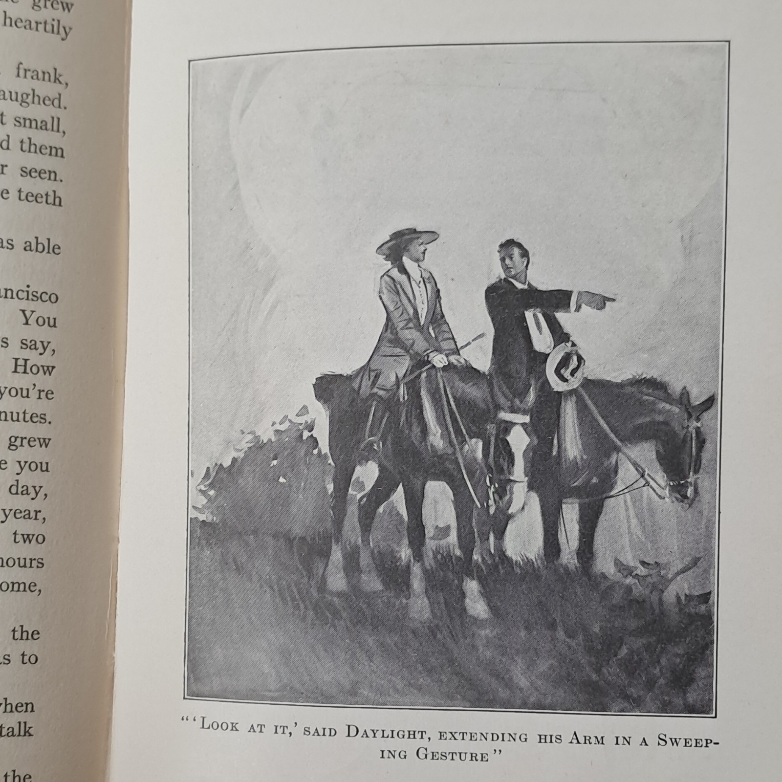 Burning Daylight by Jack London 1910 Macmillan Illustrated Hardcover First Ed.