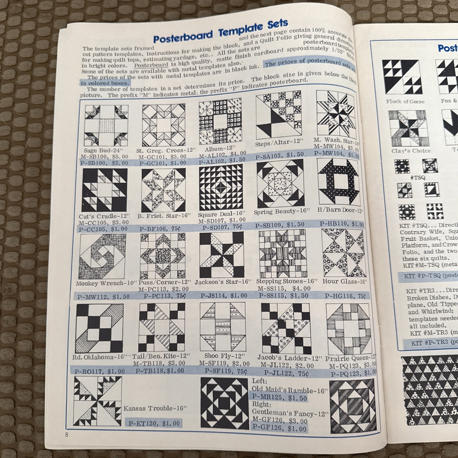 Rare vintage Quilts and Other Comforts Catalog #6 Leman 1975 32 pages