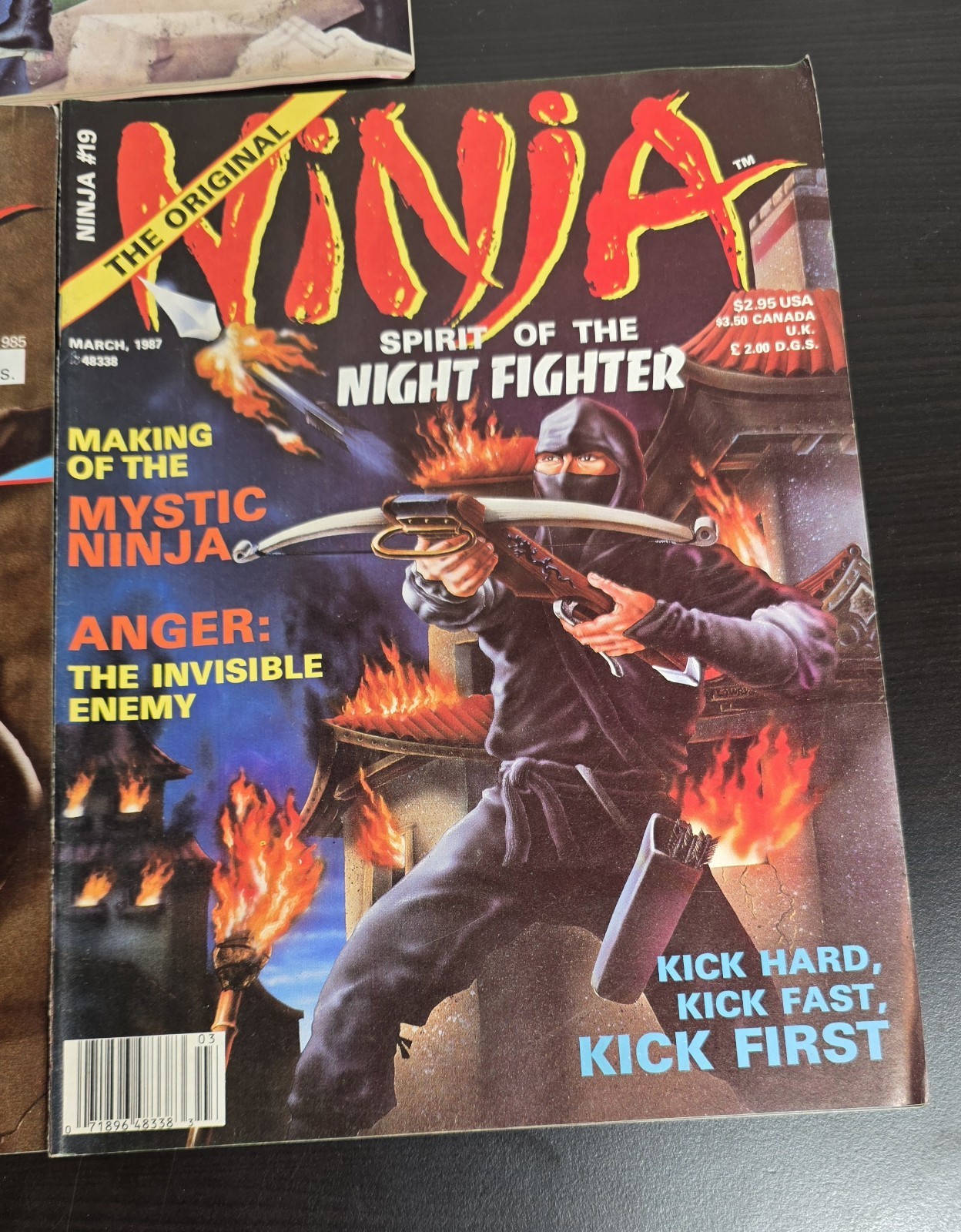 (3) Ninja The Original Magazines Aug/Oct 1985 & March 1987