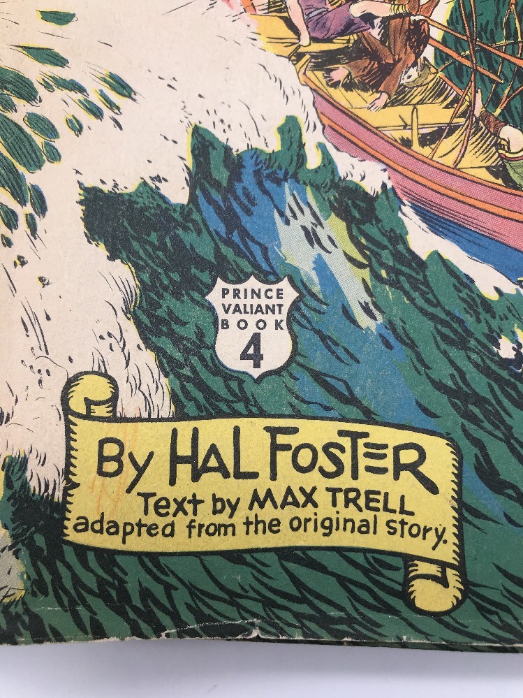 Vintage 1950s Hal Foster Prince Valiant Perilous Voyage Hardcover Book HCDJ