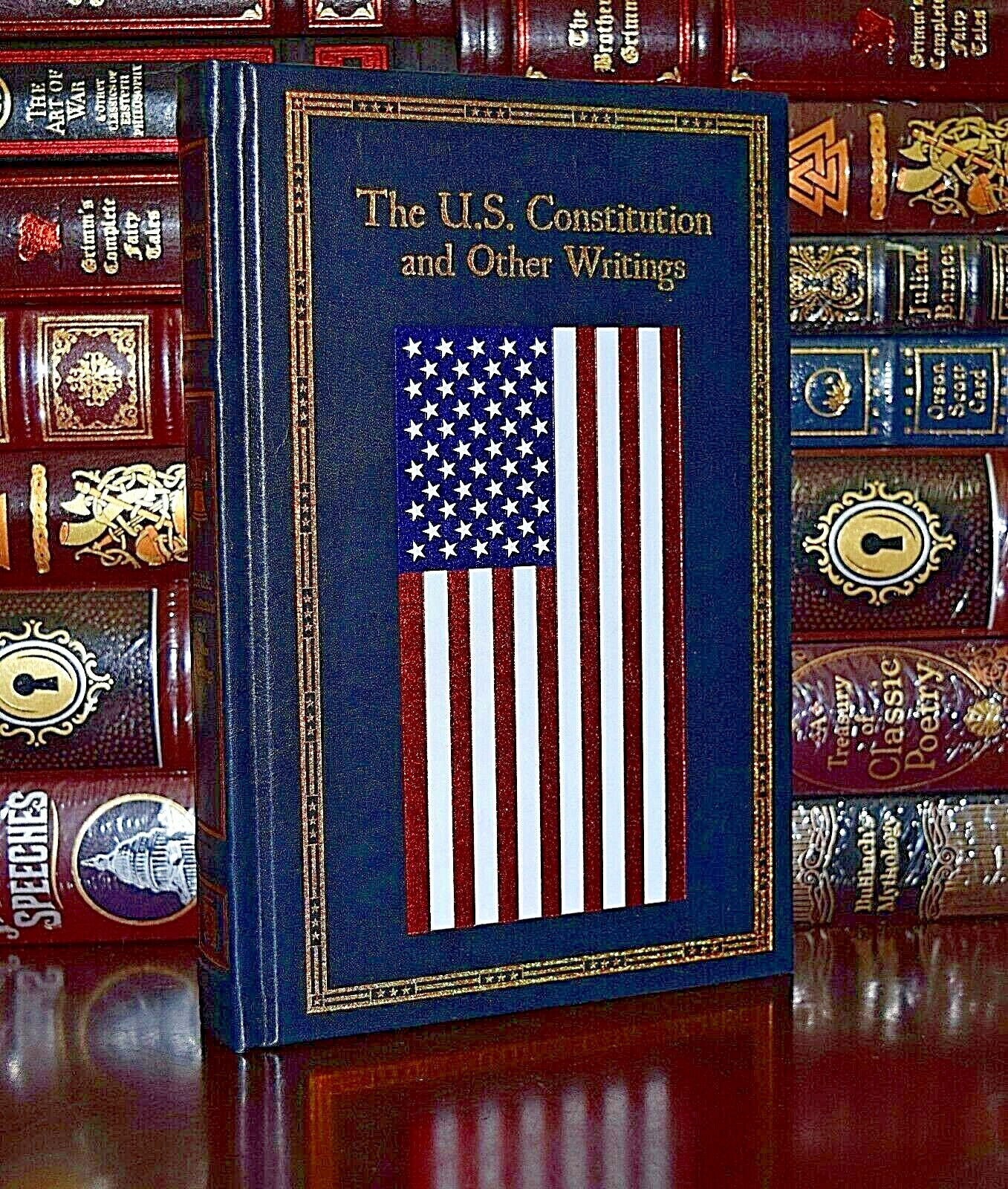 The U.S. Constitution Writings Federalist Papers New Leather Bound Collectible