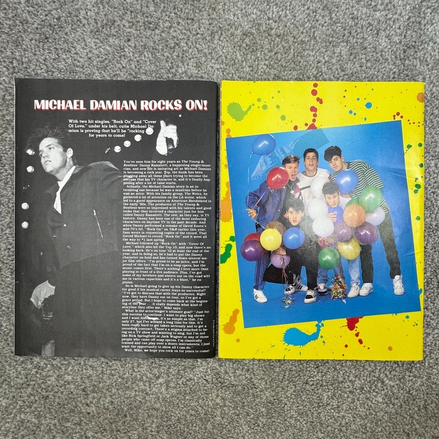 2 Teen Dream Magazines 17 Fall 1989 & 19 Spring 1990 NKOTB Gibson Savage Abdul