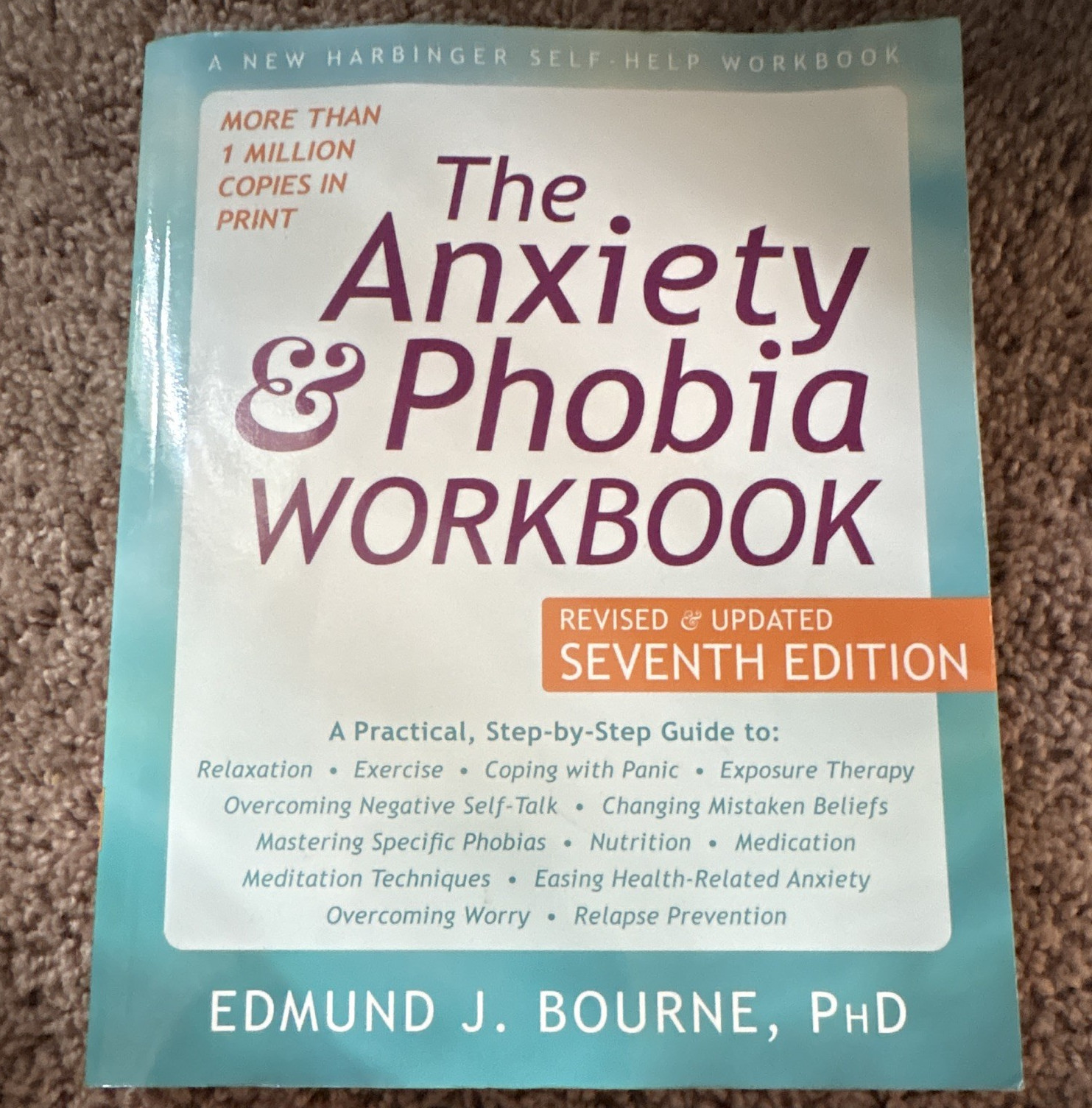 The Anxiety & Phobia Workbook 7th Ed Revised Updated – Edmund J. Bourne