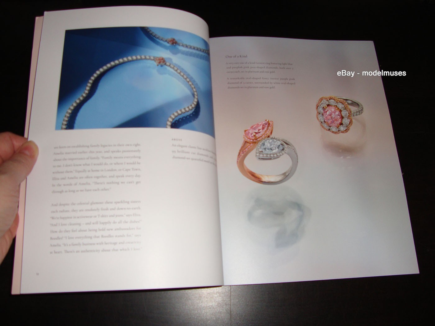 BOODLES Luxury Jewelry Softcover CATALOG 2024 THE SPENCER TWINS – 132 Pages