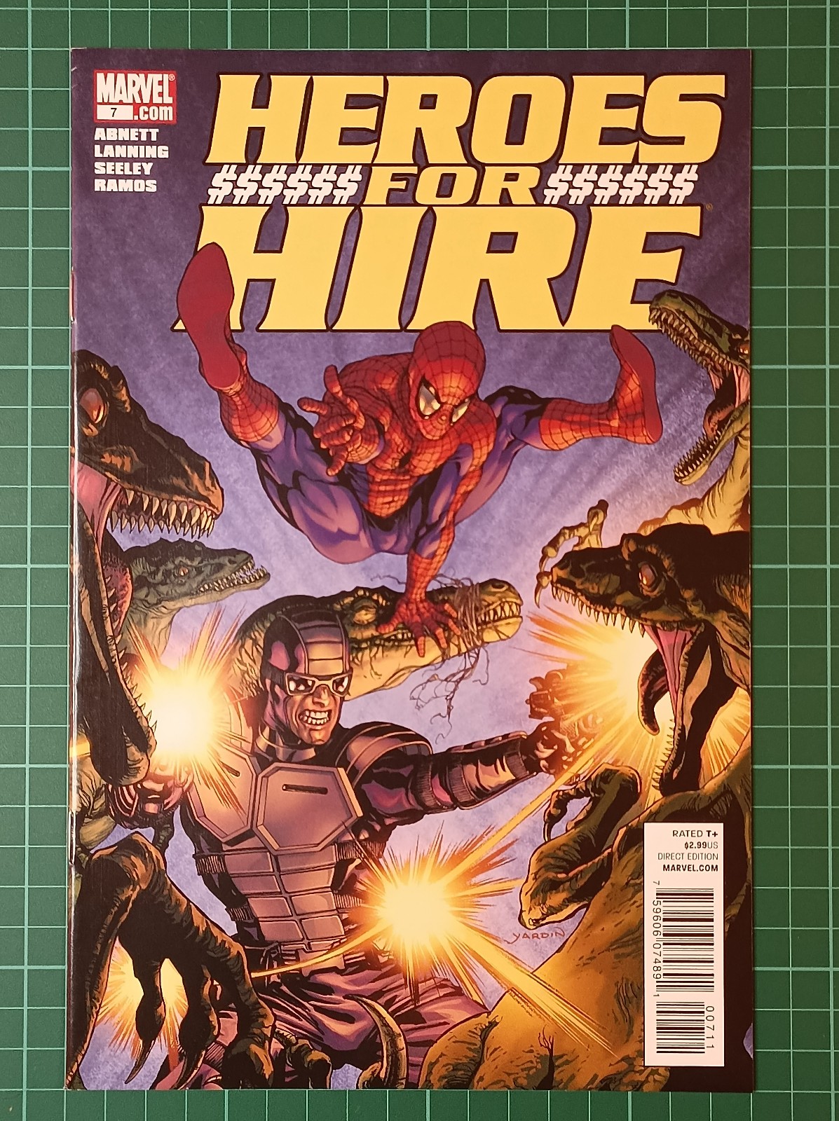 HEROES FOR HIRE #7 COVER A (2010 SERIES) Abnett Lanning Direct NM Near Mint WP