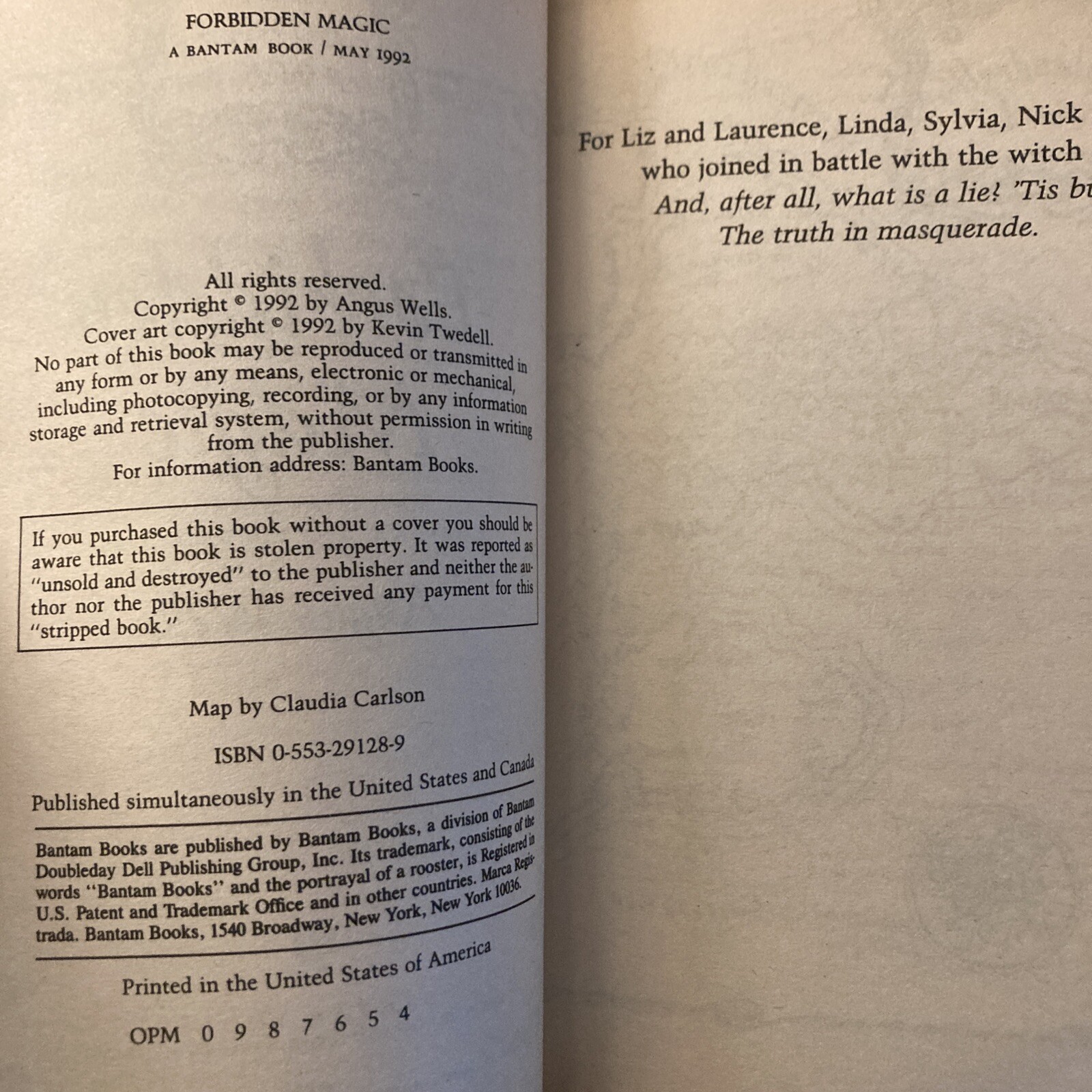 The Godwars Trilogy (Dark Magic, Wild Magic, Forbidden Magic) by Angus Wells Ban