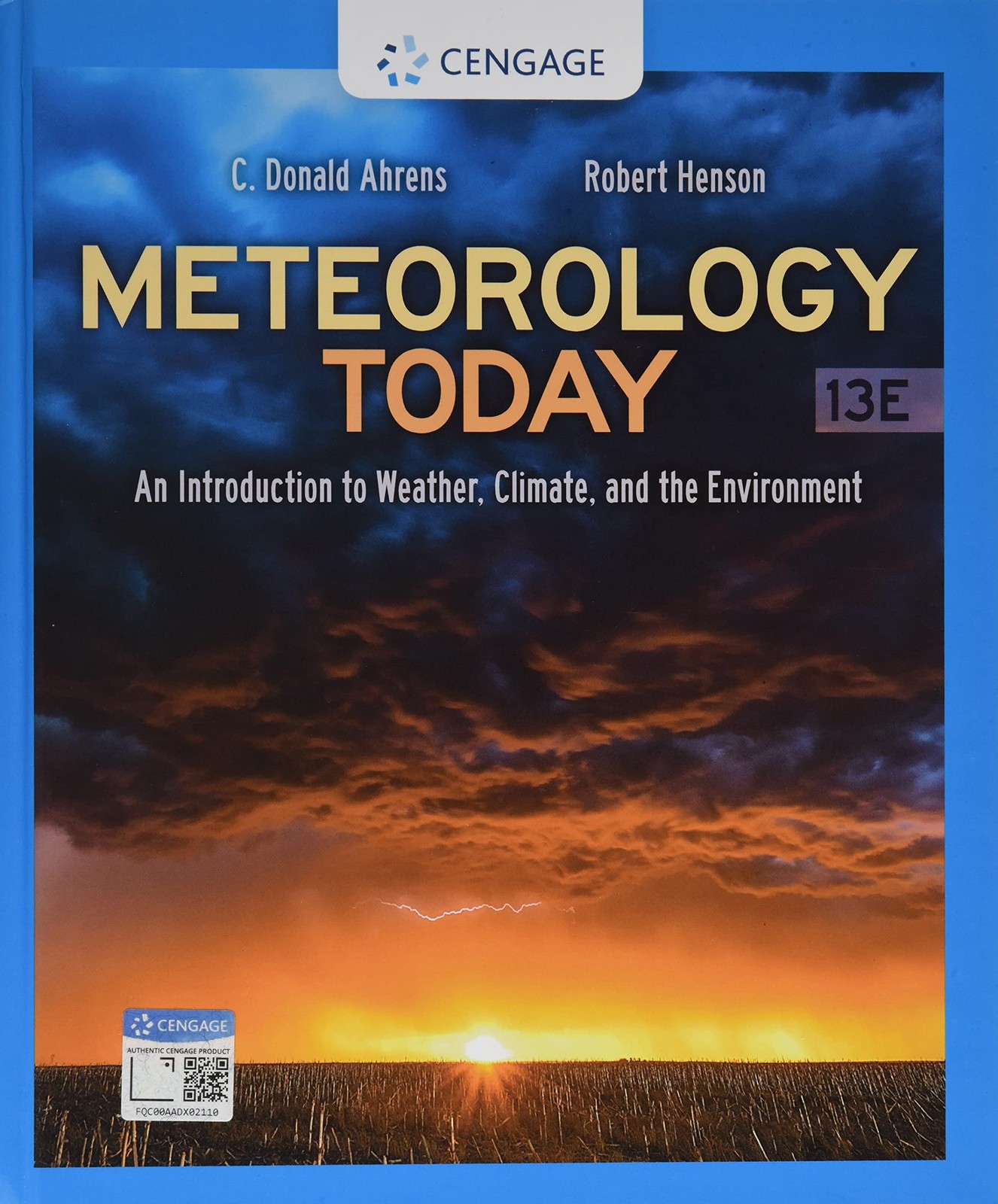 Meteorology Today: An Introduction to Weather, Climate, and the Environment …