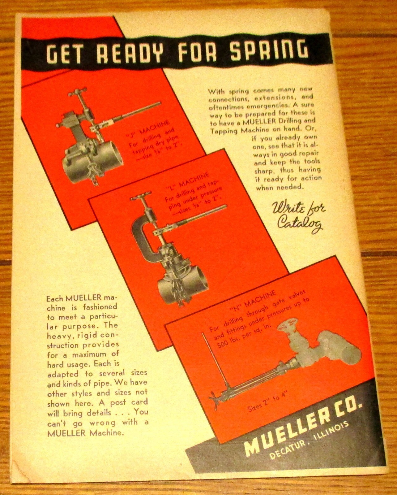 1944 Mueller Record Magazine May Issue 32 Pages With Five fighting Generals