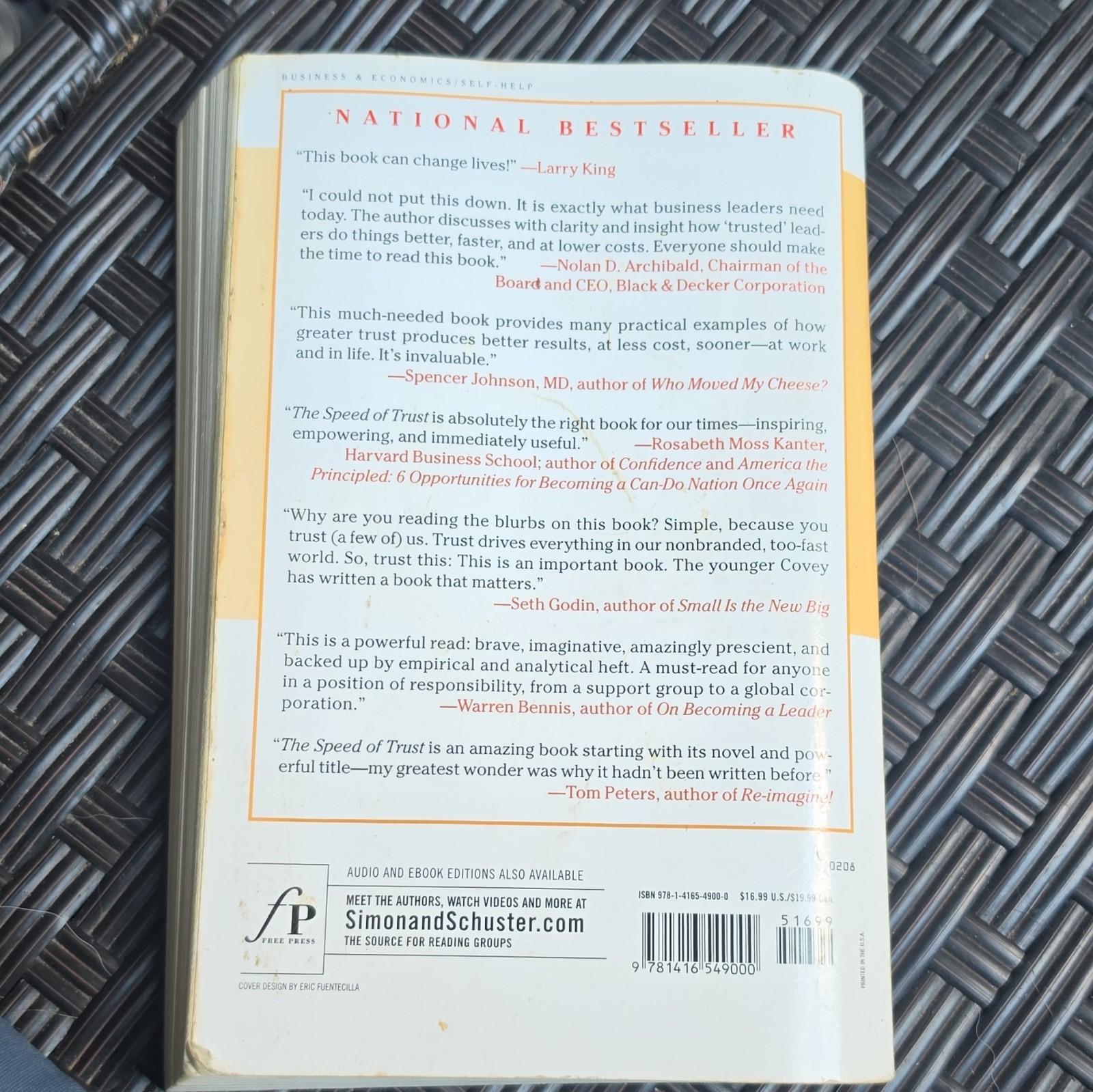 Stephen M. R. Covey Speed of Trust: One Thing That Changes Everything 2008 TP