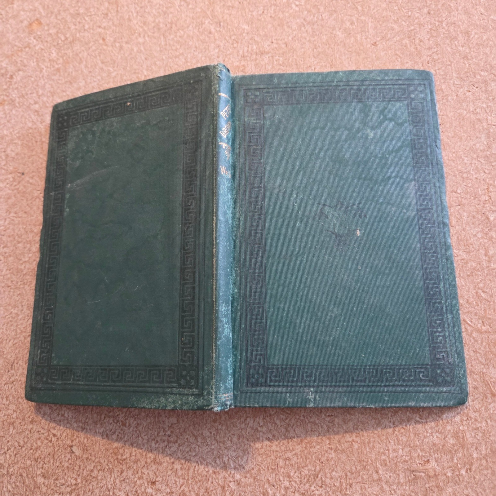 The Revelations of Peter Brown Jonathan Freke Slingsby Antique Book Green Poetry