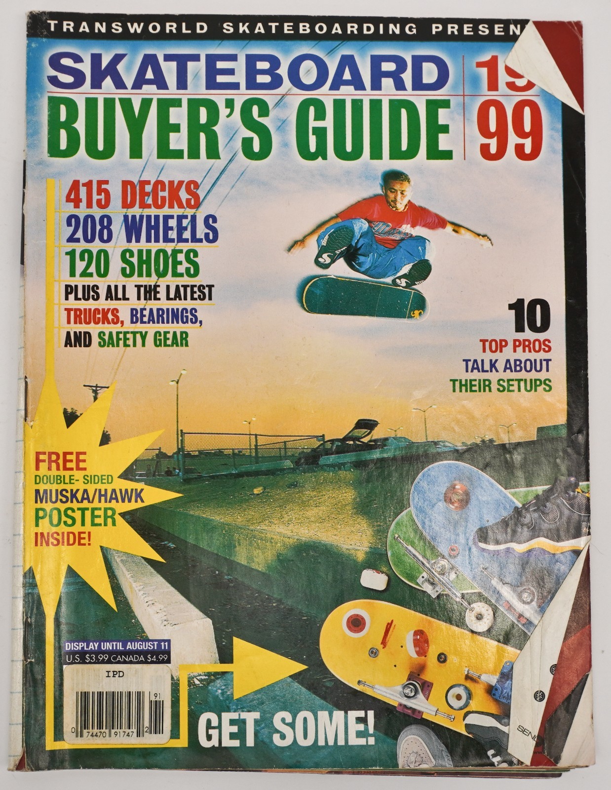 Transworld Skateboarding Magazine 1999 Buyer’s Guide Muska Hawk Mullen Koston