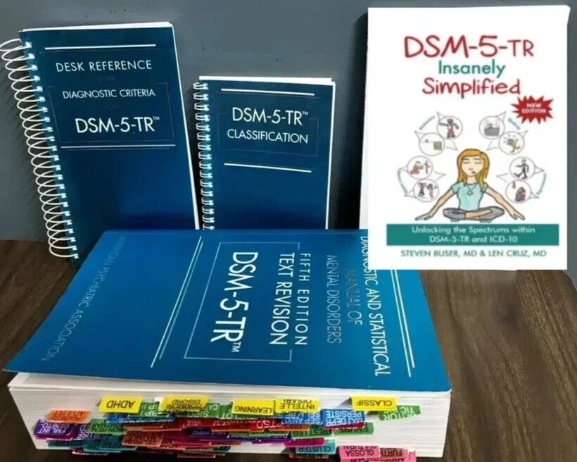DSM 5 TR PB + Index tab, Desk Reference Spiral, Classification & DSM SIMPLIFIED