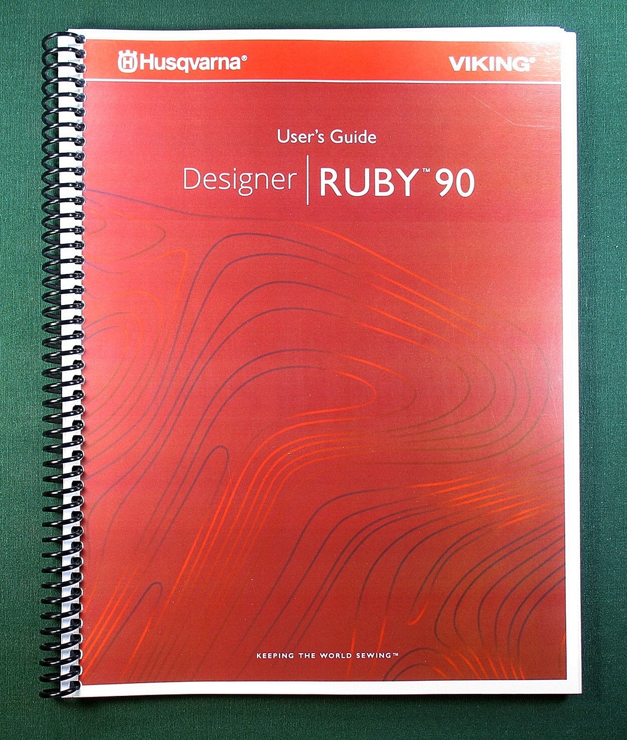 Viking Designer Ruby 90 Instruction Manual: Full Color 192 Pages & Clear Covers!