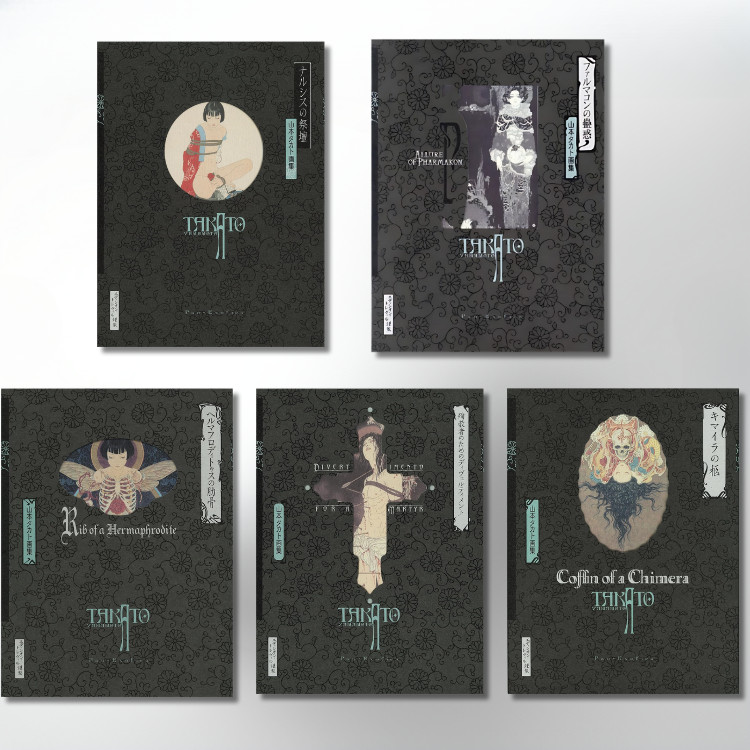 Takato Yamamoto 5-Art Book Collection – Pan-Exotica – New & Expanded Editions