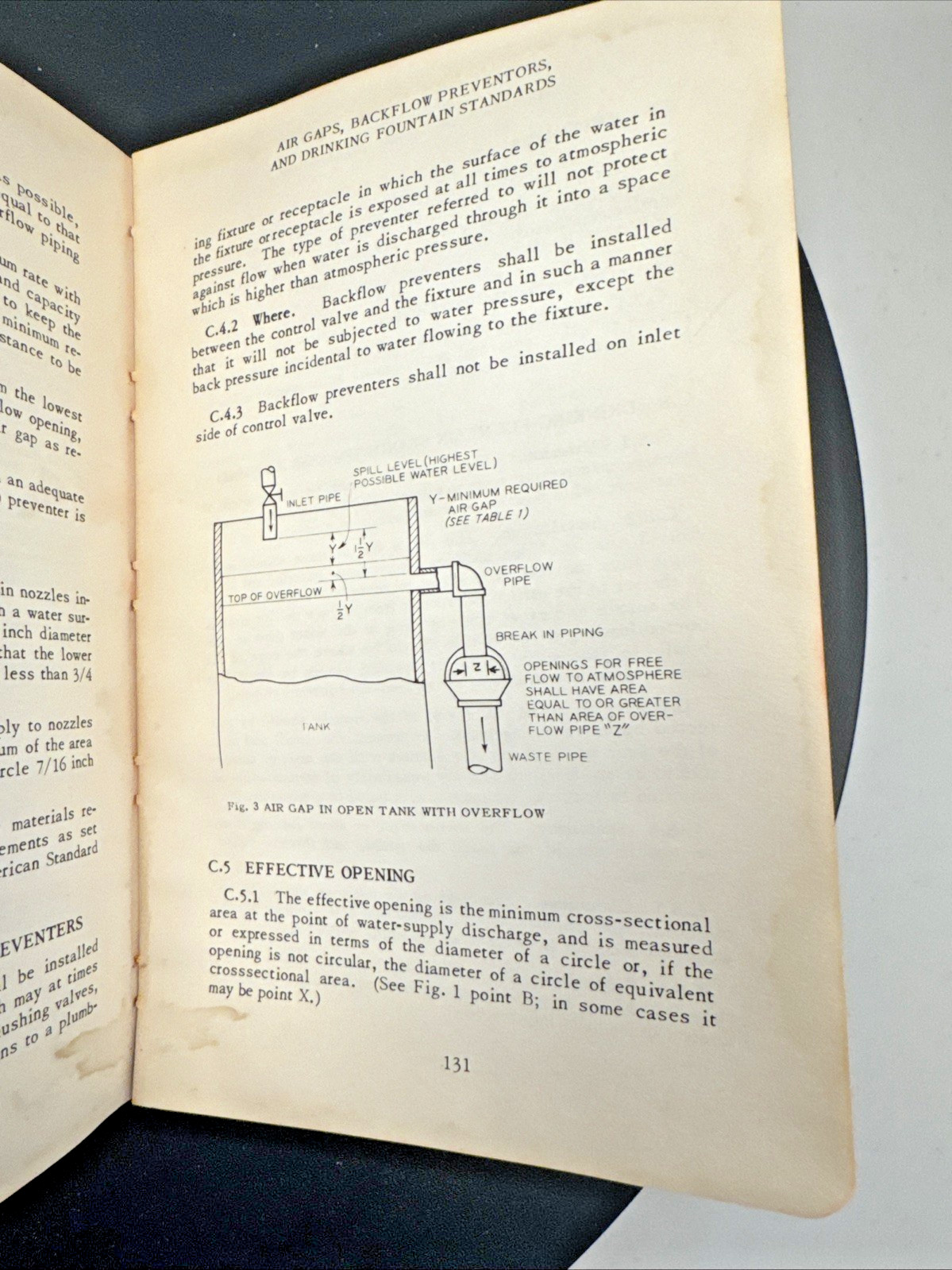 VTG 1955 National Plumbing Code Book ASA A40.8-1955 SC 174 Pages Illustrated