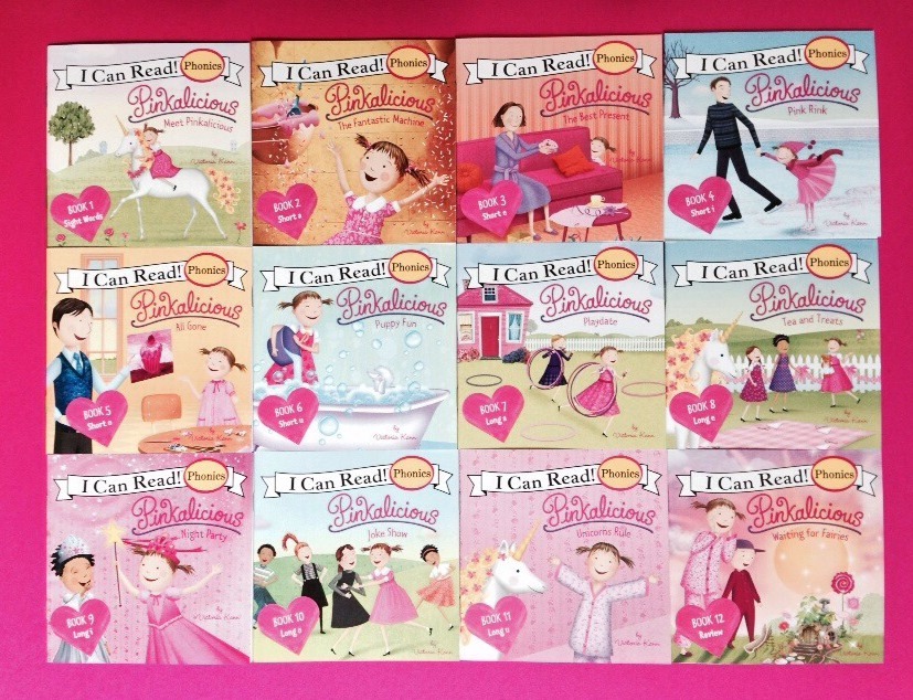 Pinkalicious Fancy Nancy Phonics Fun Beginning Readers Childrens Books Lot 24