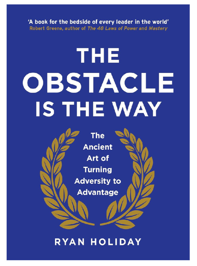 By Ryan Holiday THE OBSTACLE IS THE WAY Brand New Free Shipping USA ITEM
