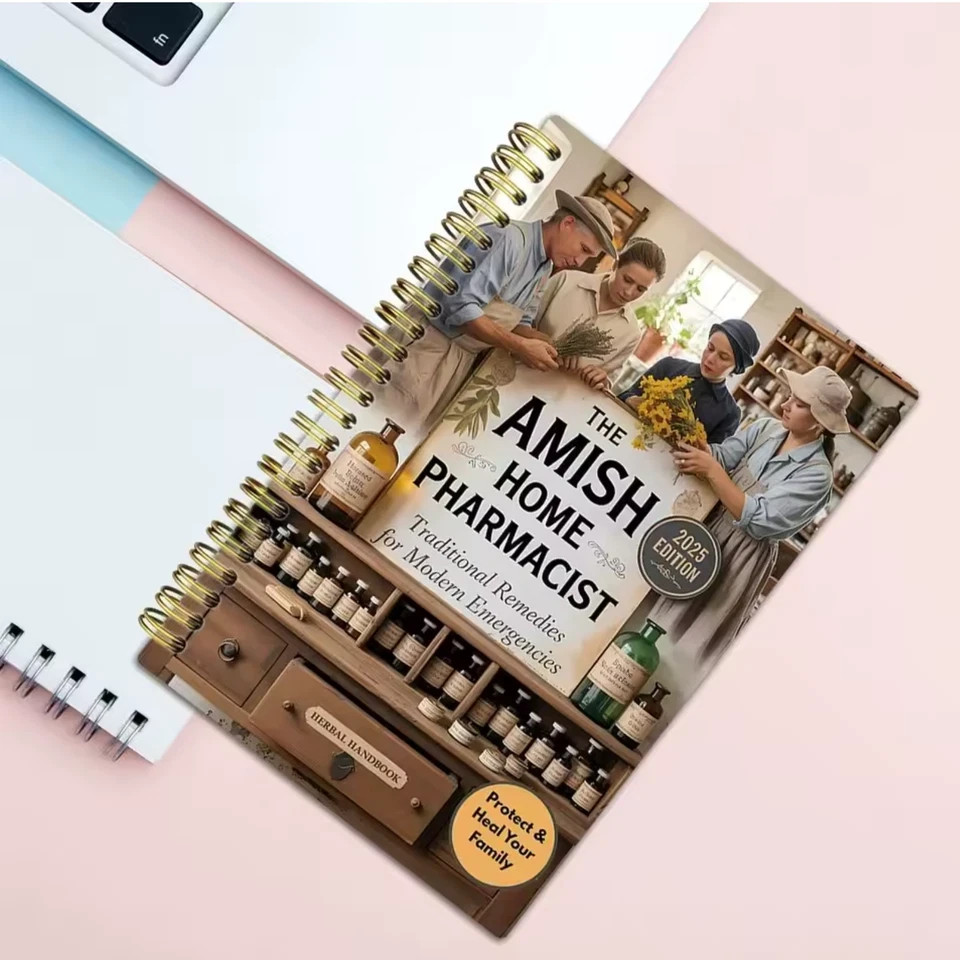 The Complete Amish Apothecary Book Herbal Remedies & Home Healing Free Shipping