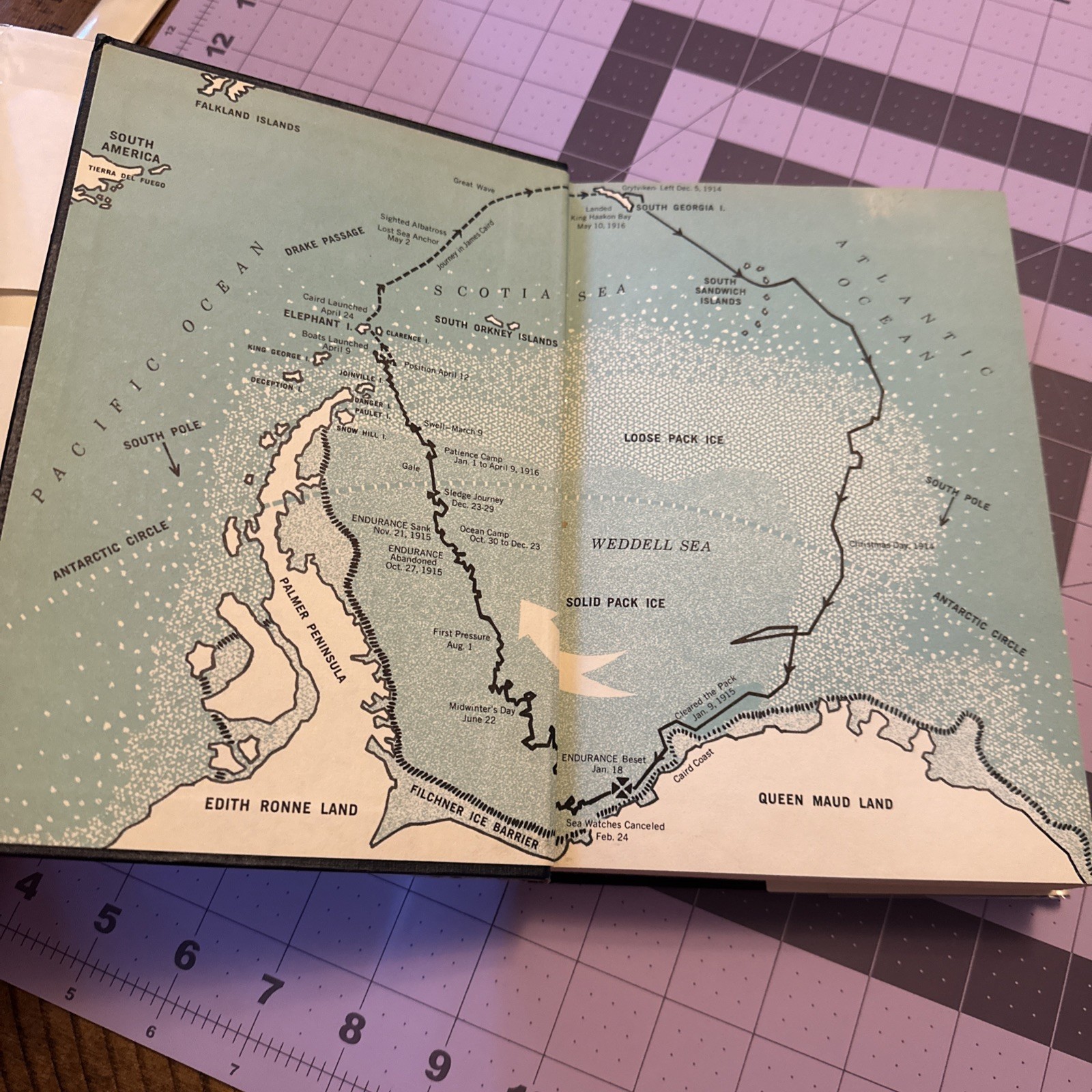 Endurance by Alfred Lansing 1st Printing, 1st Edition (Hardcover. Price clipped)