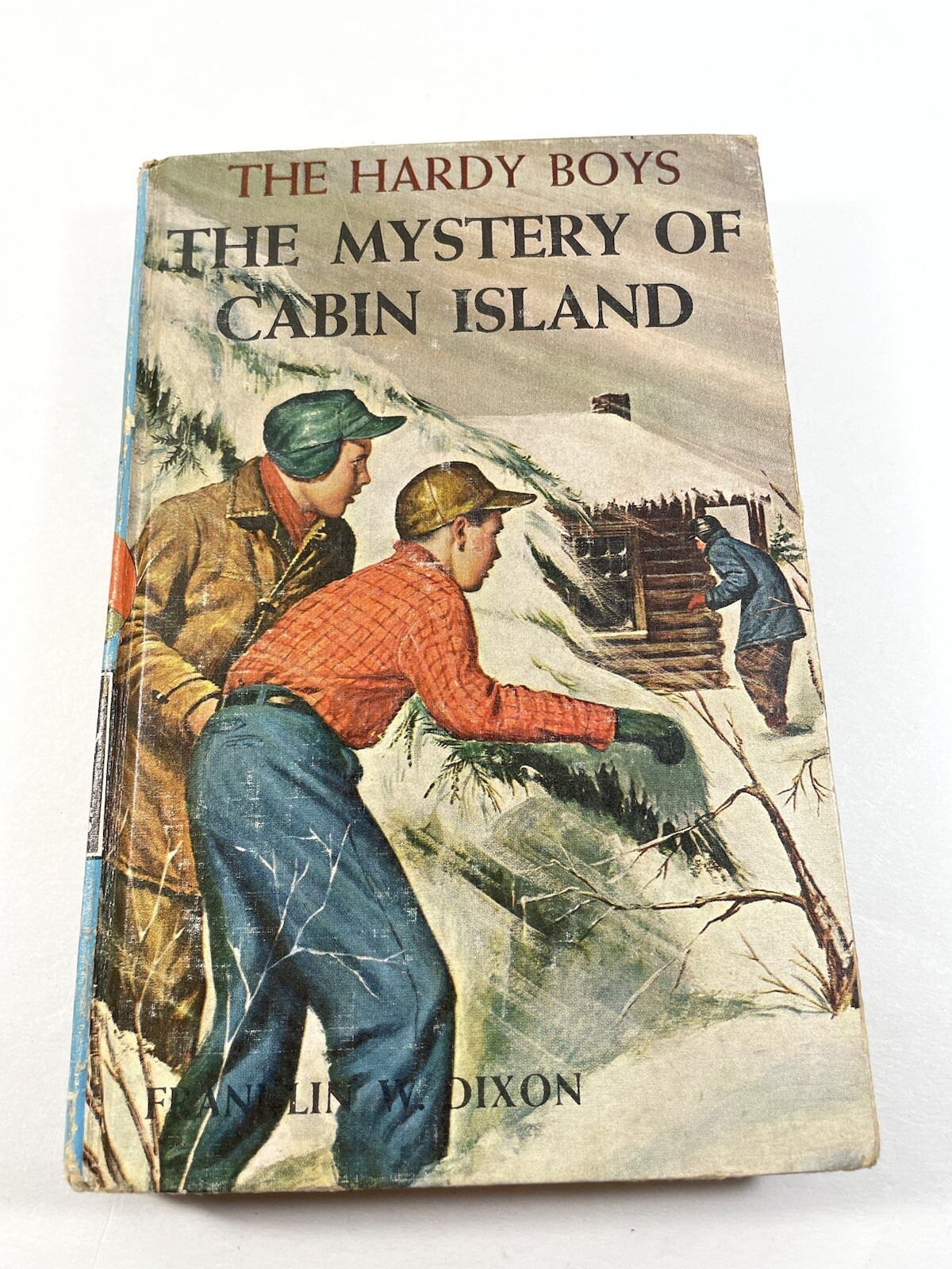 The Hardy Boys The Mystery of Cabin Island 1929/1960 3rd Ed Hardcover 214 pages