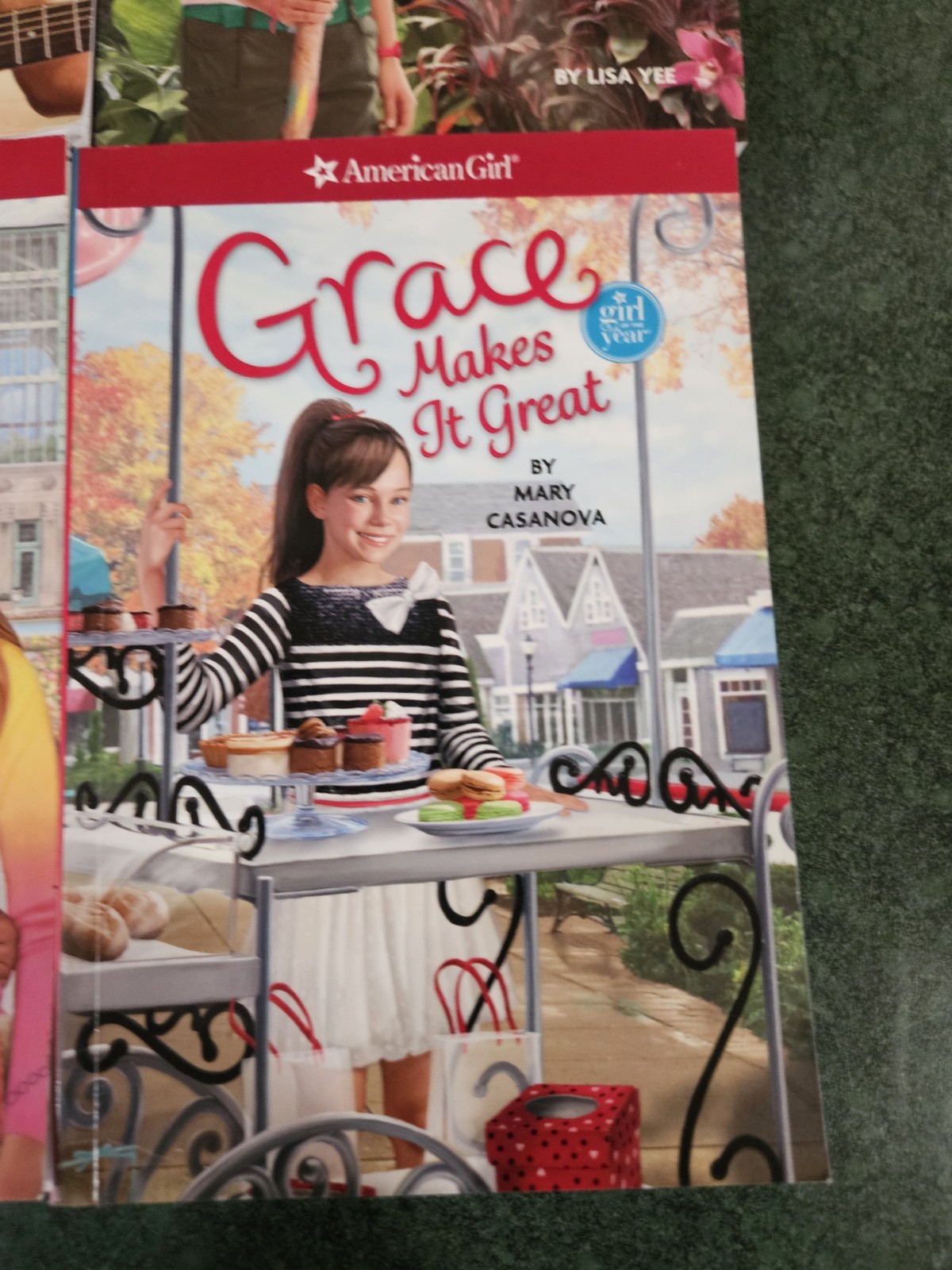 4 American Girl Dolls Books Tenney Lea and Grace assorted lot as shown