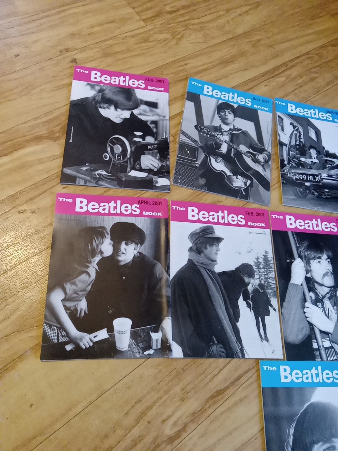 Beatles Monthly Book Magazines Lot Of 9 Issues United Kingdom Excellent