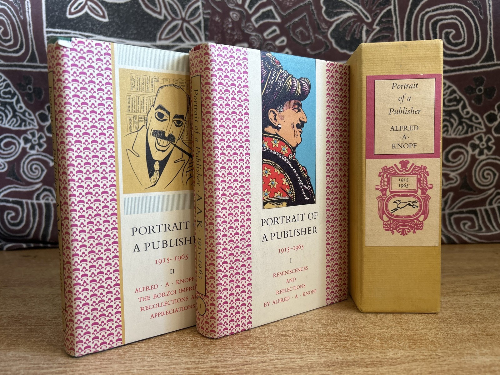Portrait of a Publisher Alfred A. Knopf two volumes in slipcase