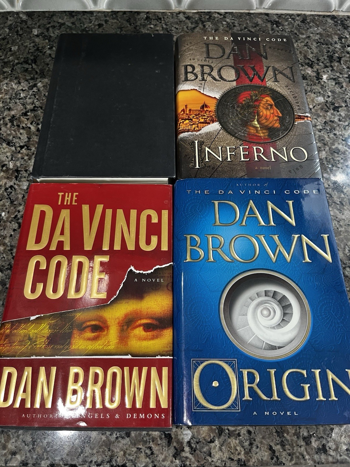 Dan Brown ROBERT LANGDON Lot of HARDCOVER Books 1st Edition Inferno/Origin + 2