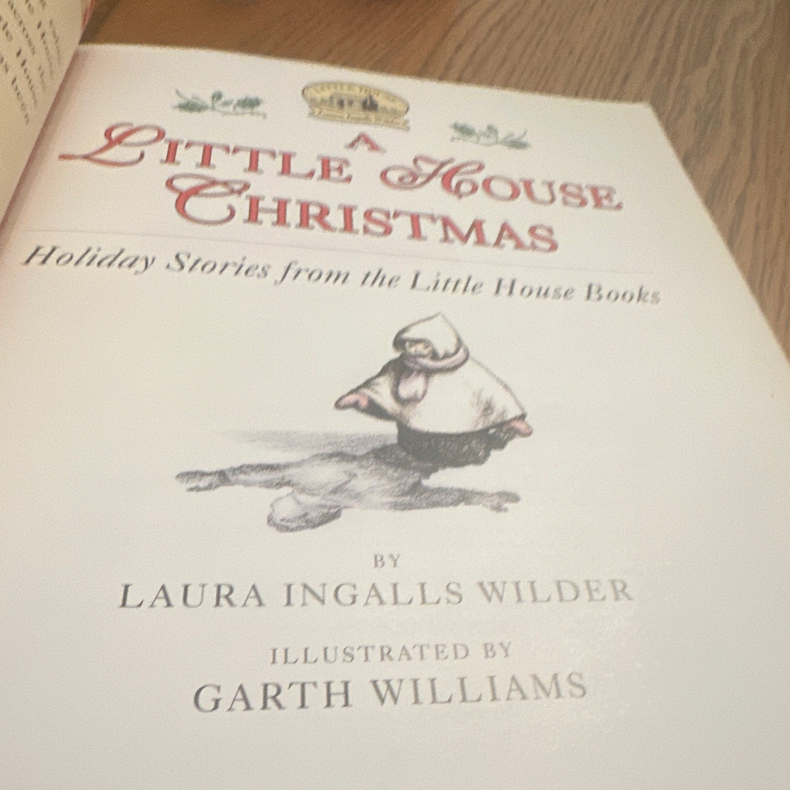 Laura Ingalls Wilder A Little House Christmas HC Illustrated Garth Williams 1986