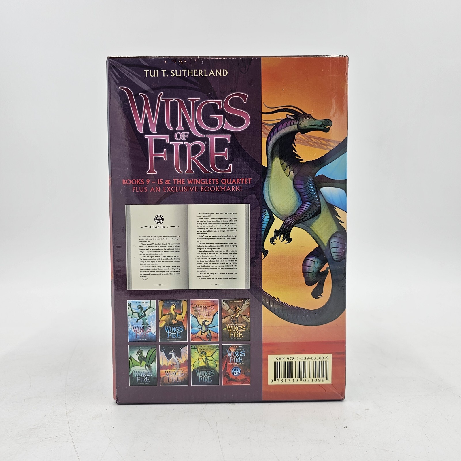 Wings of Fire: 8 Book Box Set (# 9-15 + The Winglets Quartet) Tui T Sutherland
