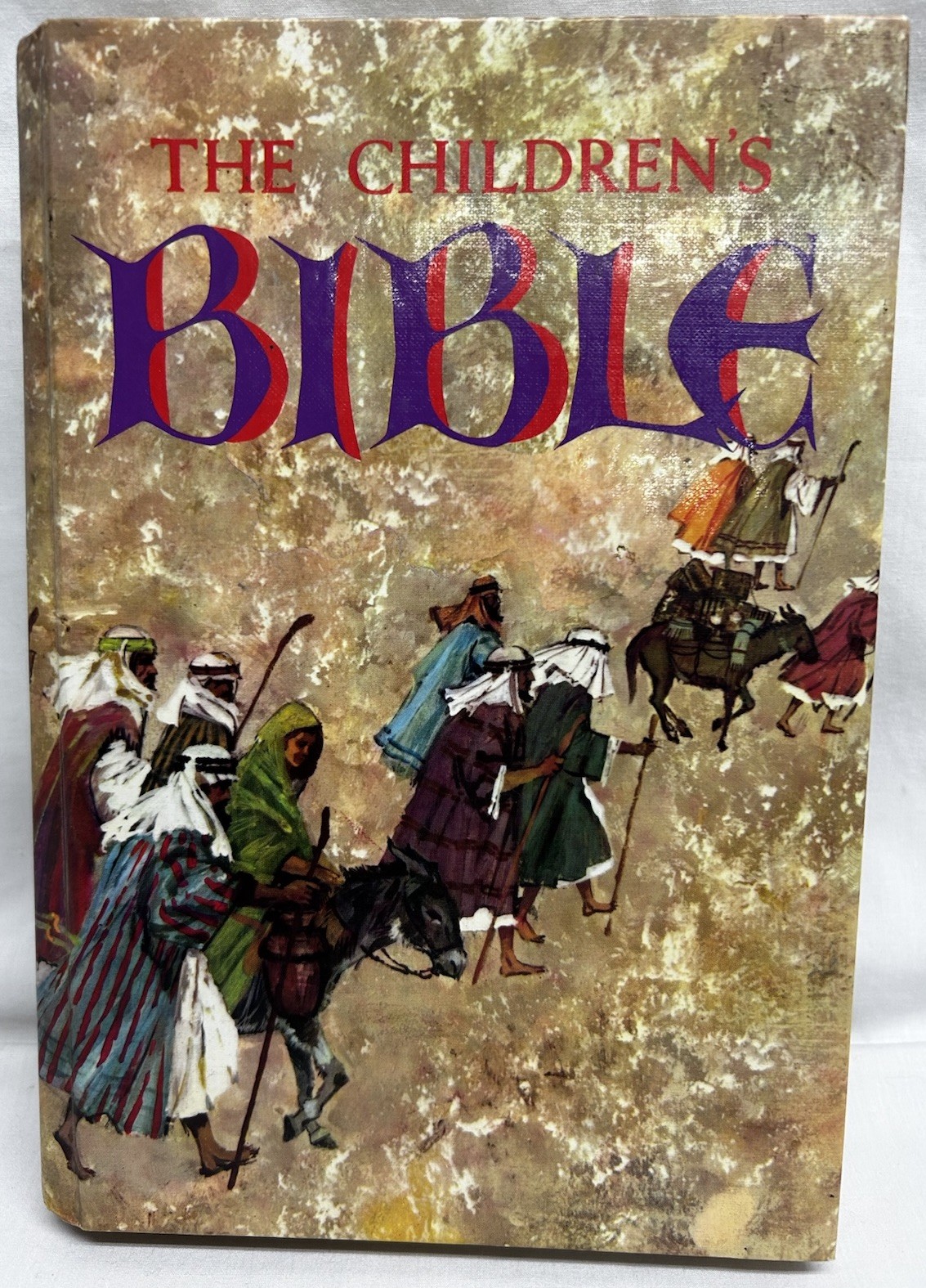THE CHILDRENS BIBLE Golden Press Hardcover Illustrated Larger Print