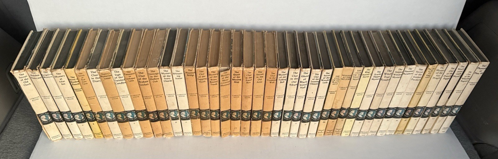 Nancy Drew Vintage Matte Books Carolyn Keene Set 1-53 + 1 Extra Book